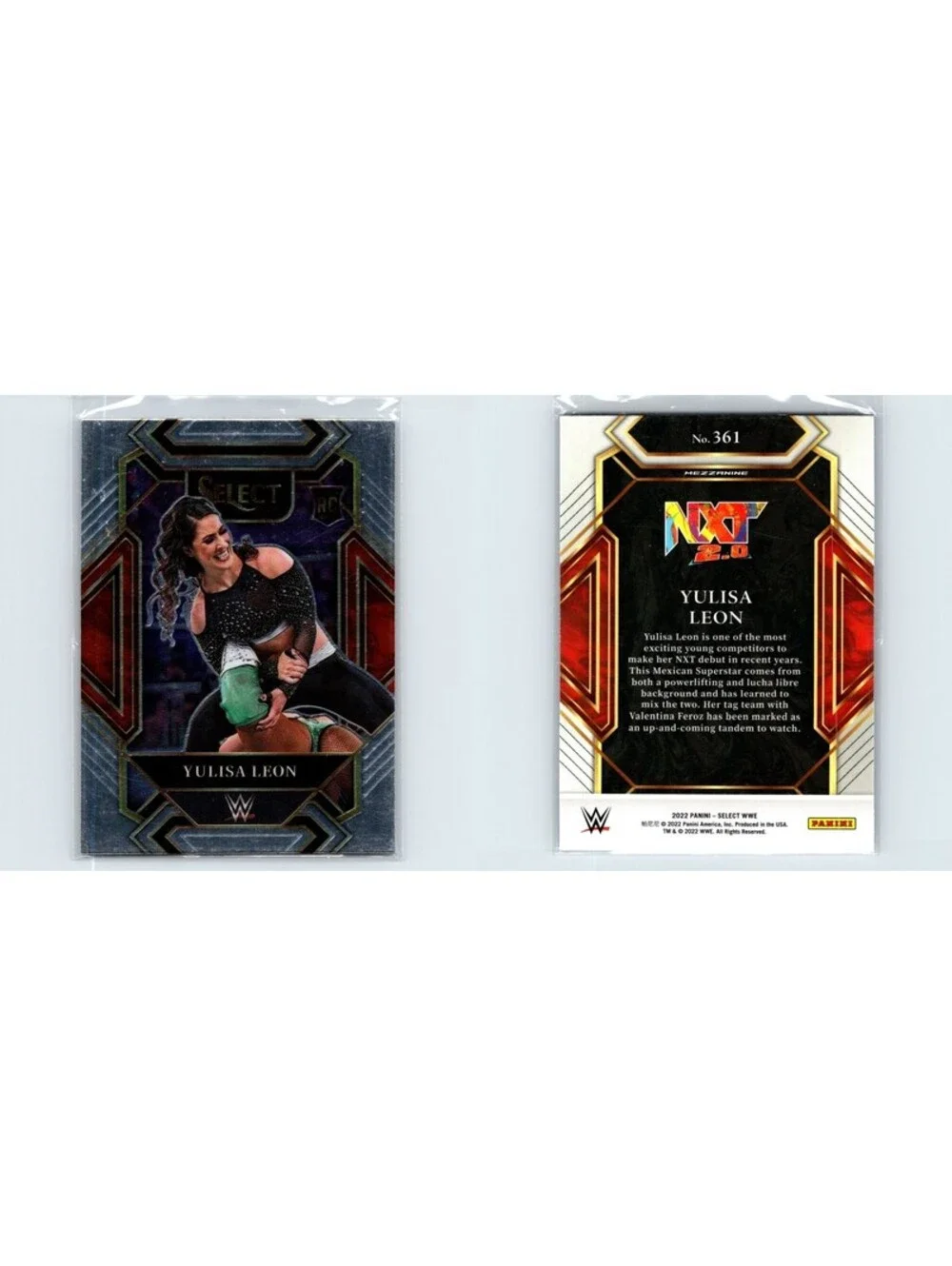 2022 Panini Select WWE Yulisa Leon RC #361 Mezzanine NXT
